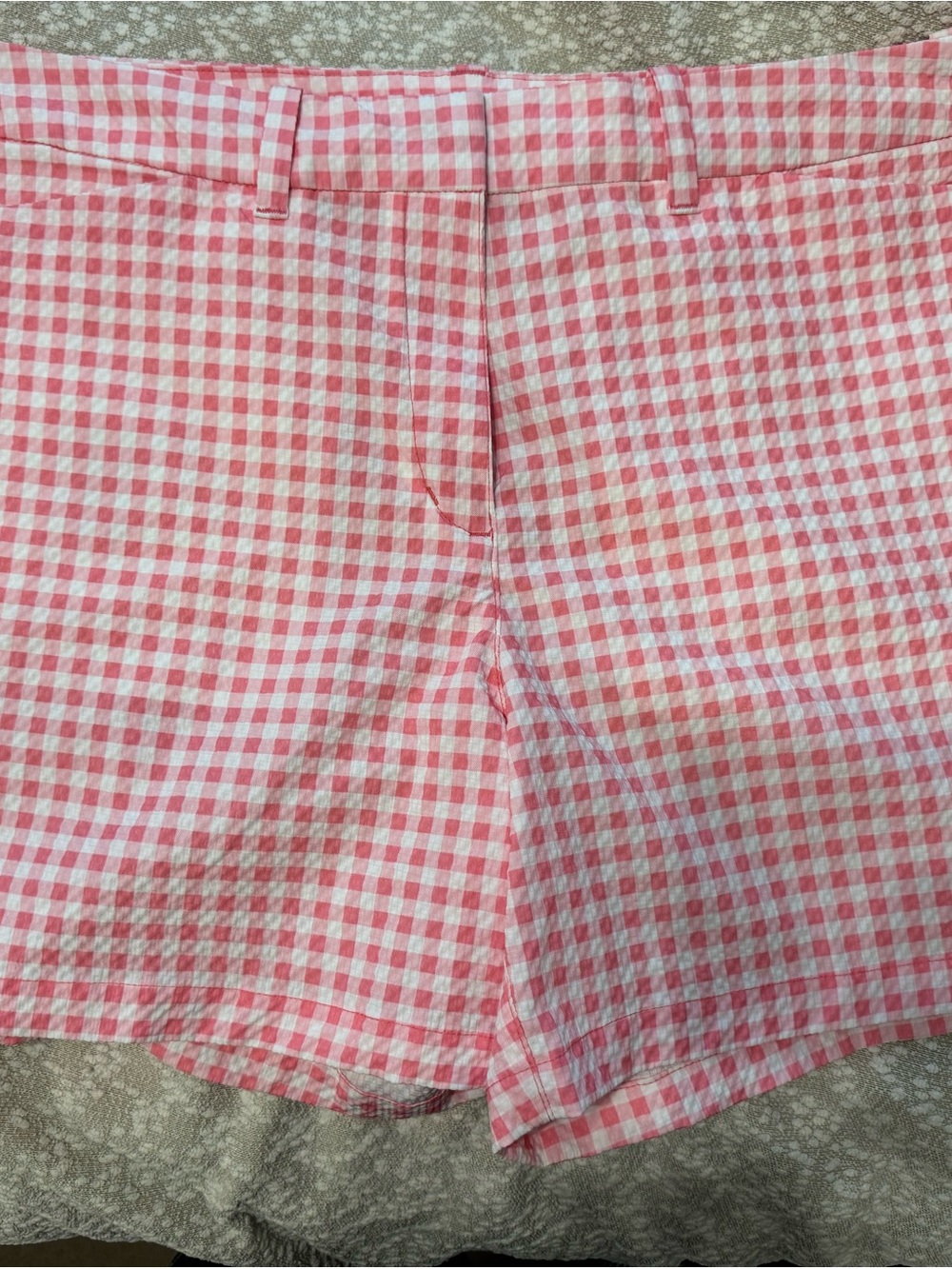 Pink Gingham Women’s Activewear Shorts NWT